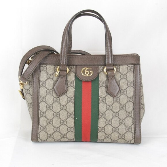 GUCCI Brown Shoulder Bag - Picture 1 of 10